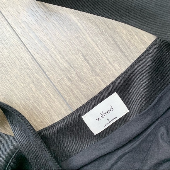 Aritzia Wilfred Rosemond Mini Dress Linen Black Size 0 - Picture 8 of 14